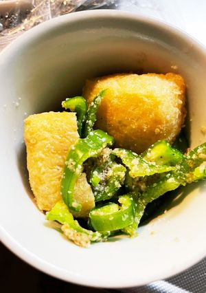 ピーマンと厚揚げの和え物-レシピのメイン写真