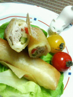 ✿楽チン❀豚チーズの野菜たっぷり✿春巻き-レシピのメイン写真