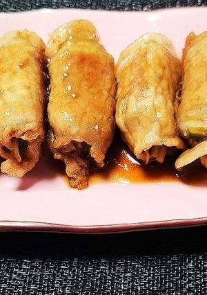 第4弾！ゴーヤと新生姜の肉巻き-レシピのメイン写真