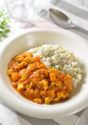チキンと南瓜のココナッツカレー♬-レシピのメイン写真