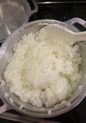 無水鍋でIHで無洗米でご飯-レシピのメイン写真