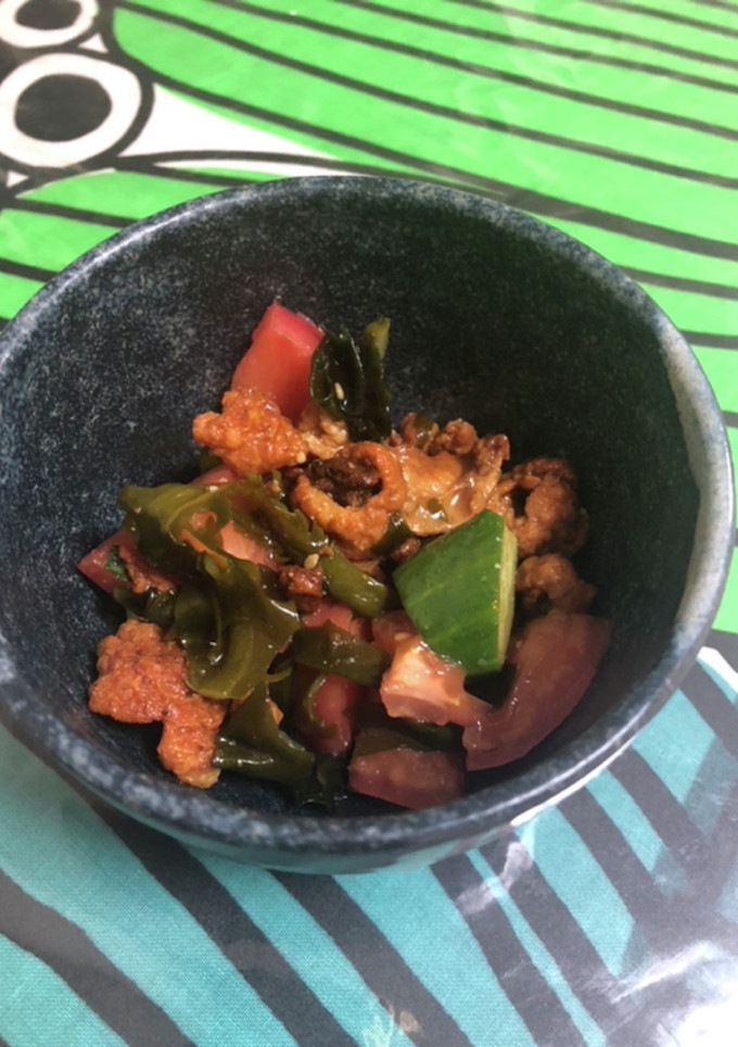 鶏皮の酢の物-レシピのメイン写真