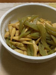 フキとタケノコの炒め煮-レシピのメイン写真