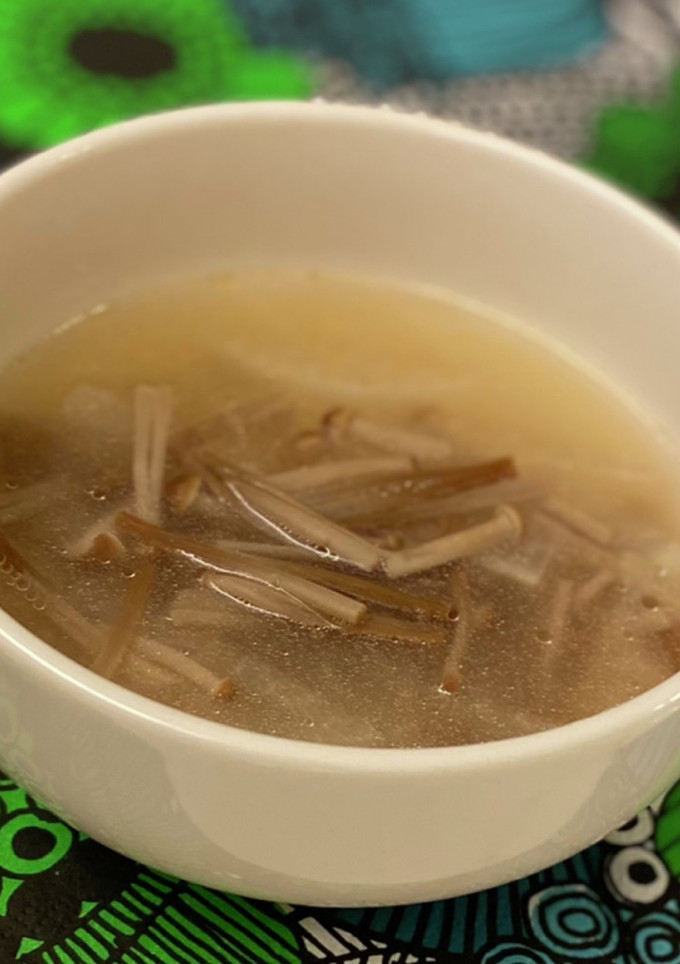 茶えのきだけと大根のダシダスープ-レシピのメイン写真