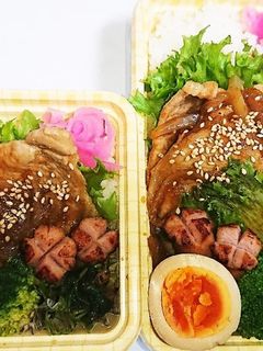 【夫婦弁当129】豚のしょうが焼き-レシピのメイン写真