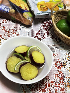 さつまいもライム煮♫お弁当の彩りにも-レシピのメイン写真