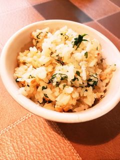 大葉香る秋鮭の炊き込みご飯-レシピのメイン写真