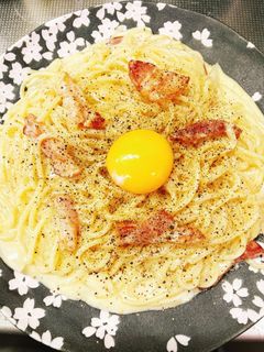 簡単カルボナーラ-レシピのメイン写真