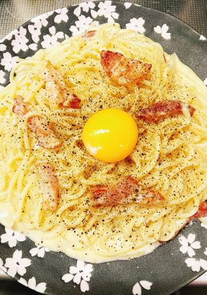簡単カルボナーラ-レシピのメイン写真