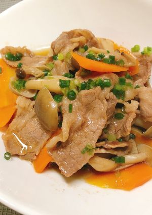牛肉としめじのしぐれ煮-レシピのメイン写真