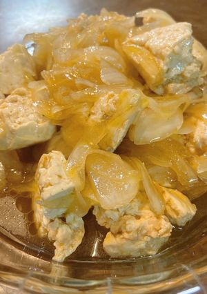 玉ねぎと豆腐の簡単サラダ-レシピのメイン写真