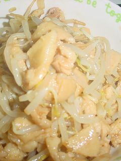 ★鶏皮ともやし★-レシピのメイン写真