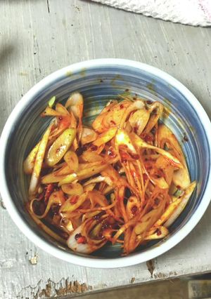 ラーメントッピング ピリ辛ネギ-レシピのメイン写真