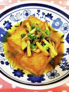 簡単時短*厚揚げのカレーきのこソテー-レシピのメイン写真