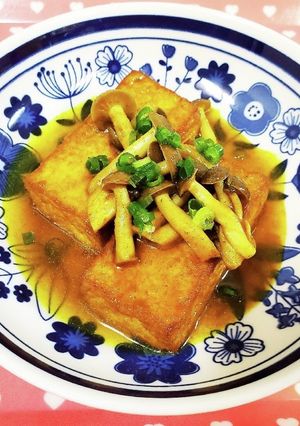 簡単時短＊厚揚げのカレーきのこソテー-レシピのメイン写真