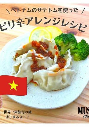 簡単・時短 ピリ辛低糖質餃子アレンジ-レシピのメイン写真