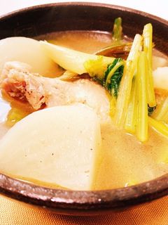 かぶと長ねぎの鶏手羽元スープ-レシピのメイン写真