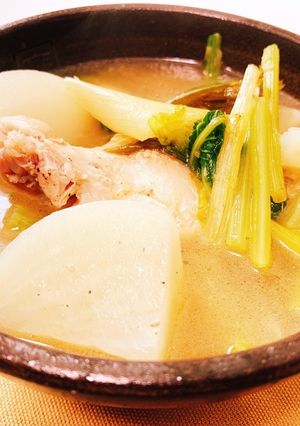 かぶと長ねぎの鶏手羽元スープ-レシピのメイン写真
