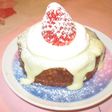 クリスマスにロールケーキキャンドル!