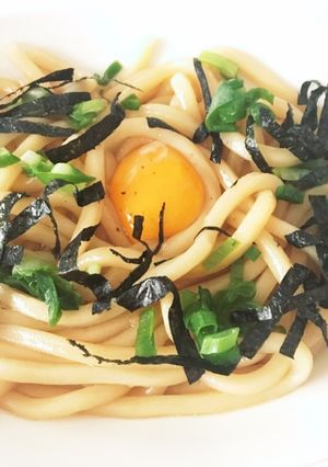 濃厚油そば風うどん-レシピのメイン写真