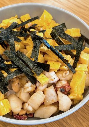 【残り刺身で】バターガーリックちらし寿司-レシピのメイン写真