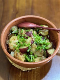 鶏胸肉とさつま芋のミルク炒め煮♪-レシピのメイン写真