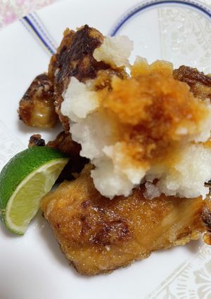 鯖のカリカリ焼き、大根おろしとかぼす添え-レシピのメイン写真