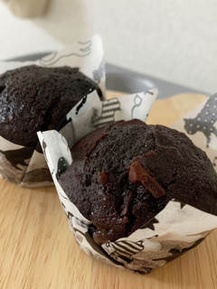豆腐でふんわりヘルシー♪チョコマフィン-レシピのメイン写真