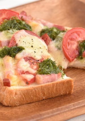 めかぶトマトトースト♪-レシピのメイン写真