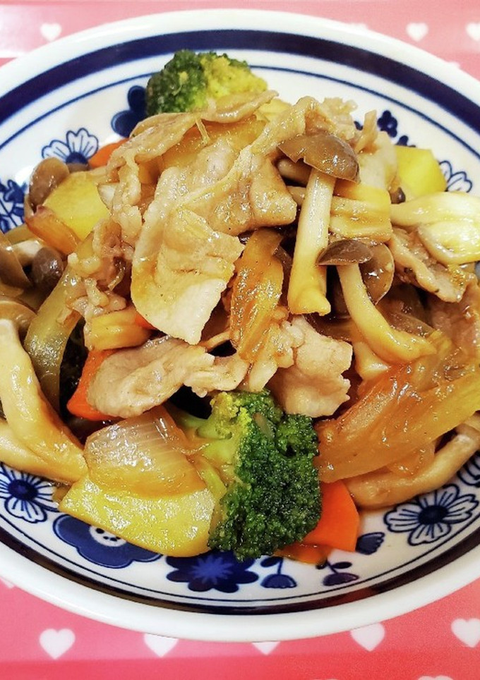豚肉とじゃが芋のオイスターソース炒め-レシピのメイン写真