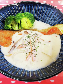 魚のムニエル*きのこのホワイトソース-レシピのメイン写真