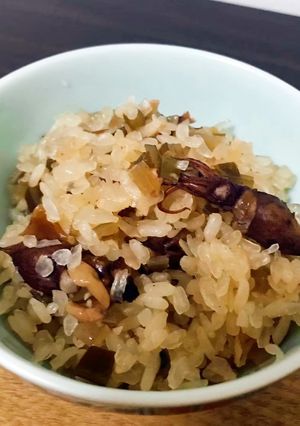 高たんぱく!ホタルイカの炊き込みご飯-レシピのメイン写真