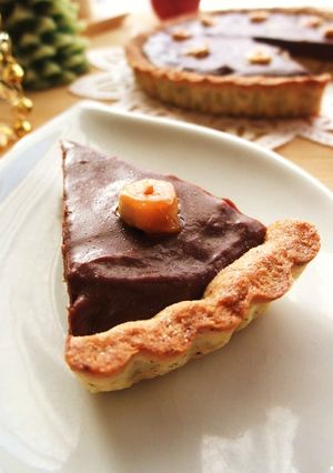 ナッツと紅茶の香るチョコタルト-レシピのメイン写真