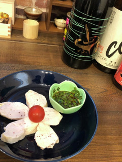 鶏ハムのニラソース-レシピのメイン写真