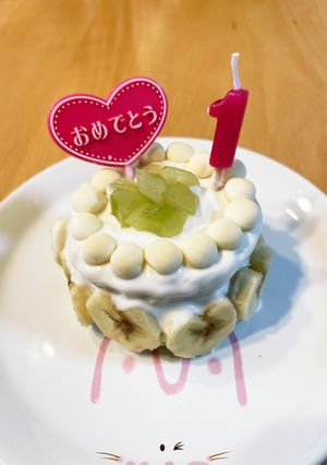 1歳の楽ちん誕生日ケーキ-レシピのメイン写真