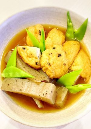 罪悪感ゼロ♪がんもとこんにゃくの煮物♡-レシピのメイン写真