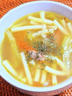 野菜たっぷりマカロニスープ-レシピのメイン写真