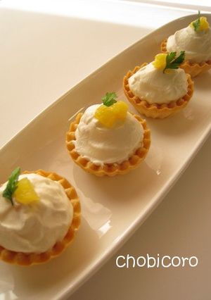 パイナップル入りチーズムースのミニタルト-レシピのメイン写真