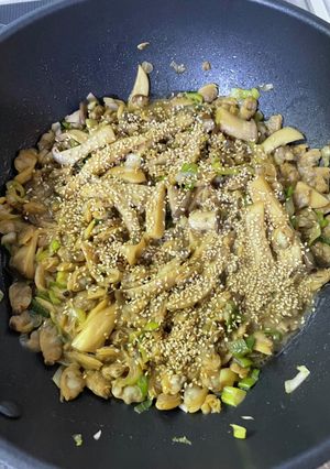冷凍あさりの韓国風煮-レシピのメイン写真