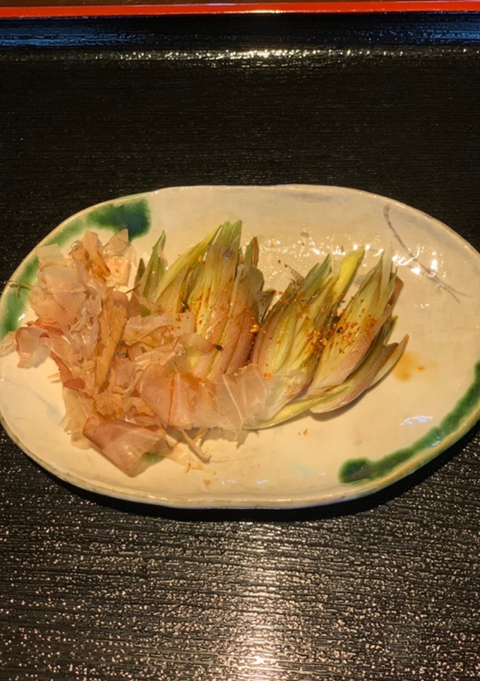 種蔵みょうがと花かつお添え-レシピのメイン写真