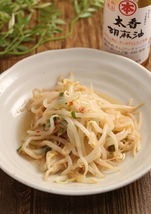 レンジで簡単！コク辛もやしサラダ-レシピのメイン写真