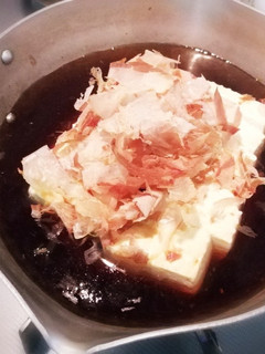 【パパ料理】麺つゆ煮豆腐-レシピのメイン写真