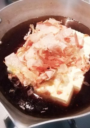 【パパ料理】麺つゆ煮豆腐-レシピのメイン写真