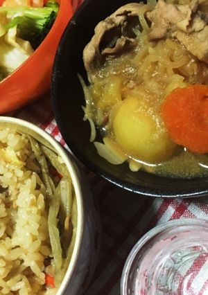 あるものだけで簡単肉じゃが-レシピのメイン写真