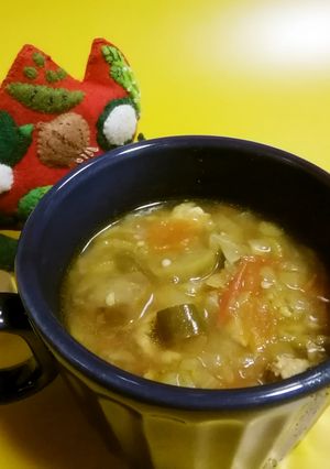 トマトとなすのカレースープ-レシピのメイン写真