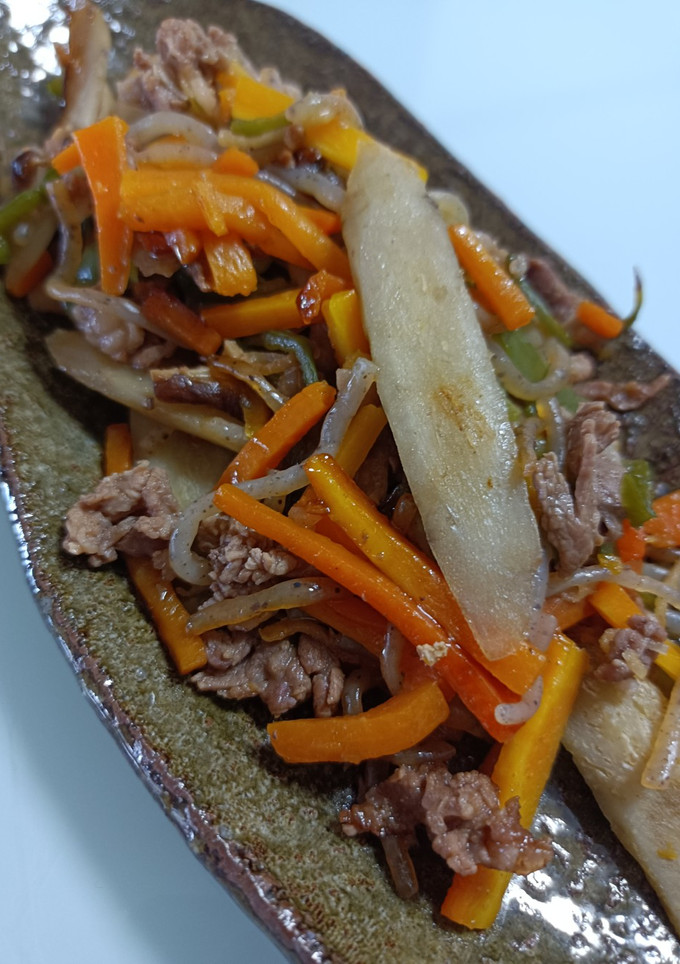牛肉と牛蒡の炒め煮-レシピのメイン写真