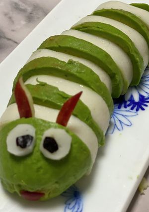 子供でも作れる　腹ペコ青虫くんみたい！-レシピのメイン写真