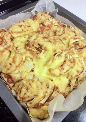 餃子の皮を使って～オニオンジャムピザ-レシピのメイン写真