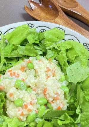 レンチンで、ポテトサラダ-レシピのメイン写真