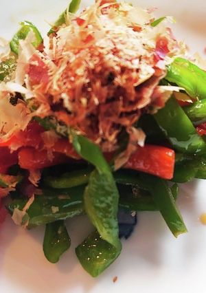 味付け一つ☆ピーマンのおかか和え-レシピのメイン写真